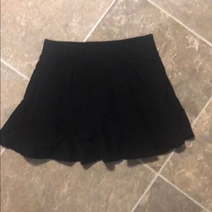 Black skort